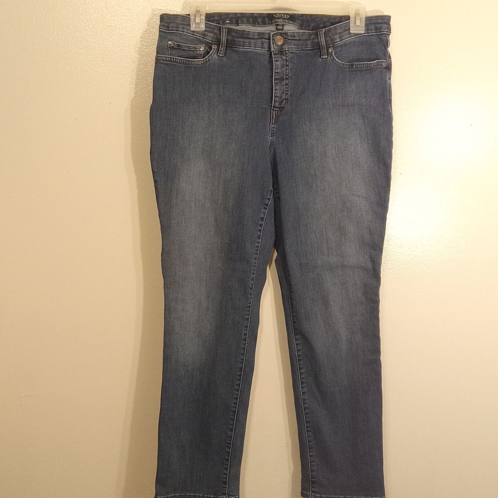 Lauren Ralph Lauren Classic Blue Straight Leg Jeans